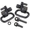 GROVTEC US RIFLE SLING SWIVEL SETS are all-steel, quick-release, and made in the U.S.A., ensuring durability without plastic parts for reliable performance.