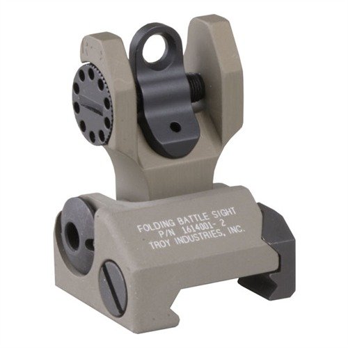 Rugged AR-15 flip-up rear sight offers reliable backup, easy deployment, same height as factory sights, and secure mounting on Picatinny rails for enhanced shooting.