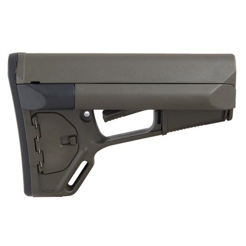 Upgrade your AR-15 with the Magpul ACS Stock: enhanced comfort, dual-locking system, ample storage, and a secure cheekweld for optimal performance.