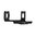 AMERICAN DEFENSE MANUFACTURING 30MM 0 MOA 2" CANTILEVER MOUNT, BLACK