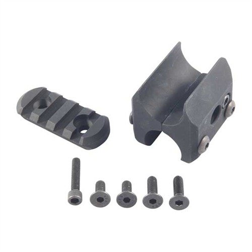 Secure your Remington or Benelli shotgun with this lightweight aluminum clamp, featuring a Picatinny rail for accessories and a tight, non-slip hold.