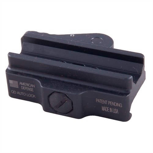Modular bases for ACOG scopes, precision machined from 6061 T6 aluminum, featuring QD Auto Lock™ Lever for versatile mounting on various rail systems.