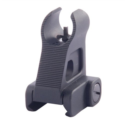 TROY INDUSTRIES AR-15 Fixed Front Battle Sight offers rugged reliability, fast target acquisition with globe-shaped ears, and easy installation on any Picatinny rail.