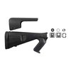 URBINO Tactical Shotgun Buttstock enhances comfort and maneuverability with body armor, featuring a short 12½" length of pull and adjustable cheek riser.