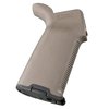 MOE+ Grip offers a durable, ergonomic design with anti-slip rubber coating for maximum control in wet conditions, fitting standard mil-spec AR-15/M16 receivers.