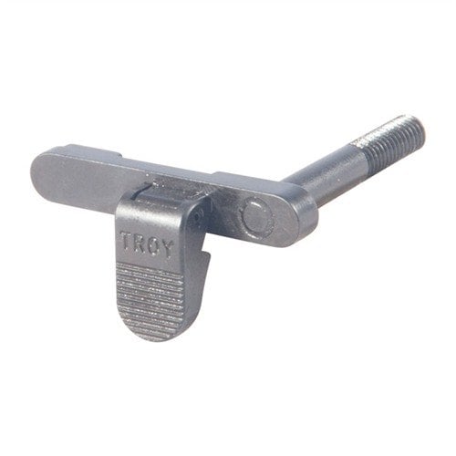 TROY INDUSTRIES AR-15/M16 Ambidextrous Magazine Release offers easy use for left-handed shooters, simple installation, and heavy-duty construction with a low profile design.