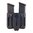 BLACKHAWK DOUBLE STACK DOUBLE MAG CASE, BLACK