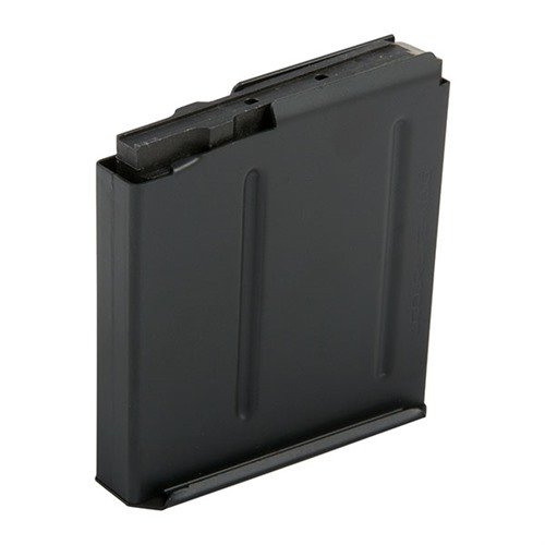 .300 Win. Mag. 5-Rnd AICS magazines in 3 lengths, heat-treated steel, Teflon finish, polymer followers; compatible with various AICS stocks and bottom metals.