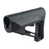Magpul AR-15 STR Stock offers adjustable LOP, internal battery storage, enhanced cheekweld, and a secure fit with minimal wobble for optimal shooting comfort.