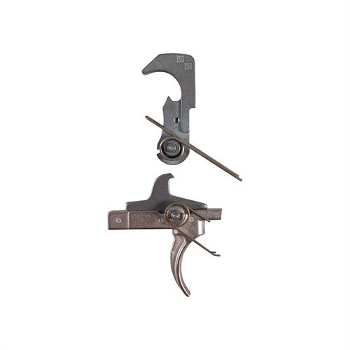ALG Defense AR-15 Enhanced Military-Style Triggers provide a smoother pull around 6 lbs, featuring durable components for reliability and reduced friction.
