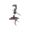 ALG Defense AR-15 Enhanced Military-Style Triggers provide a smoother pull around 6 lbs, featuring durable components for reliability and reduced friction.