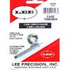 Lee Case Length Gauge ensures precise trimming and squaring of the case mouth for 22/250 Rem, compatible with Cutter and Lock Stud for easy use.