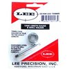 Precision trimming and squaring of case mouths with the LEE Length Gauge for .222 REM, easily used with the Cutter and Lock Stud for consistent results.