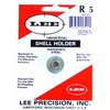 Lee Universal Shellholder #5 fits most reloading presses for efficient case handling, ensuring versatility and reliability in your reloading process.