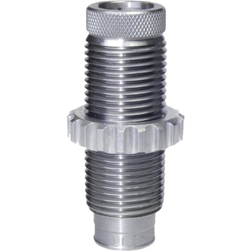 Lee Factory Crimp Die ensures a firm bullet hold for improved accuracy, even without a crimp groove, fitting all 7/8"-14 reloading presses.