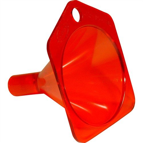 LEE Powder Funnel je velký, nerozbitný funnel, který se hodí pro všechny nábojnice od kalibru 22 do 45, což usnadňuje plnění a zajišťuje přesnost.