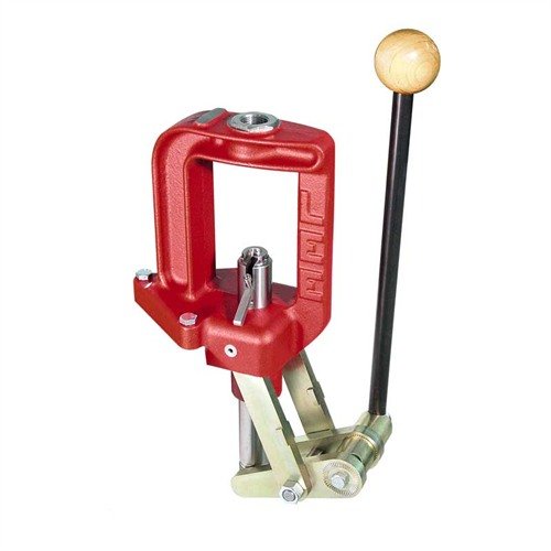 LEE CLASSIC CAST PRESS offers durable cast iron construction, adjustable handle, automatic primer arm, and versatile die compatibility for efficient reloading.
