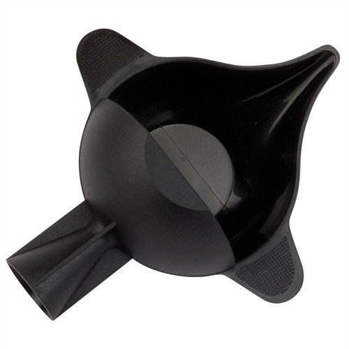 RCBS SCALE PAN/FUNNEL combines a precise scale pan with an integrated powder funnel, allowing for direct powder pouring into cases, ideal for electronic scales.