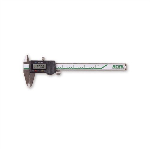 RCBS 6" Electronic Digital Calipers offer instant readings, easy-to-read numbers, and a durable stainless steel body, perfect for precise measurements in inches or mm.