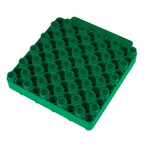 RCBS Universal Case Loading Block holds 50 cases, fits all standard rifle and pistol cases, and features easy-access design for short pistol cases.