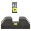 Ameriglo CAP Night Sight Sets feature bright tritium inserts for quick target acquisition, durable black nitride finish, and easy alignment for precise shooting.