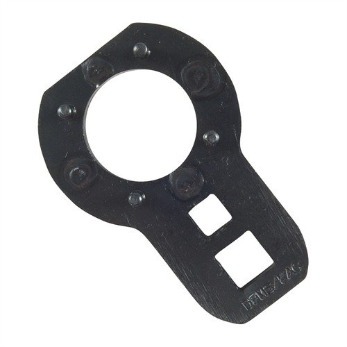 DPMS/KAC 308 Barrel Nut Wrench ensures precise torque for barrel installation, made from durable steel, compatible with 24-tooth free float barrel nuts.
