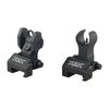 Rugged flip-up HK-Style sights provide reliable backup, easy deployment, and secure locking, with options for fast target acquisition and low-light precision.