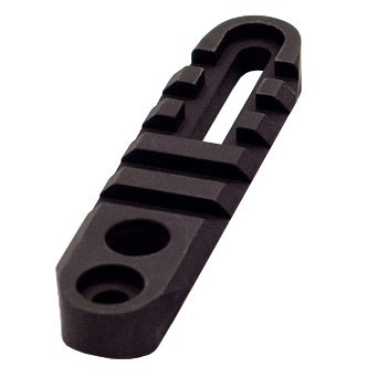 1913 Picatinny Rail by ACCU-SHOT offers versatile attachment points for Atlas Bipods, fitting various hole patterns on curved or flat surfaces.