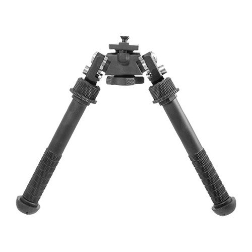 PSR Atlas Bipod offers non-rotating legs, 30° preloaded pan and cant, 5 adjustable leg positions, and durable 6061-T6 & 7075-T6 aluminum construction.