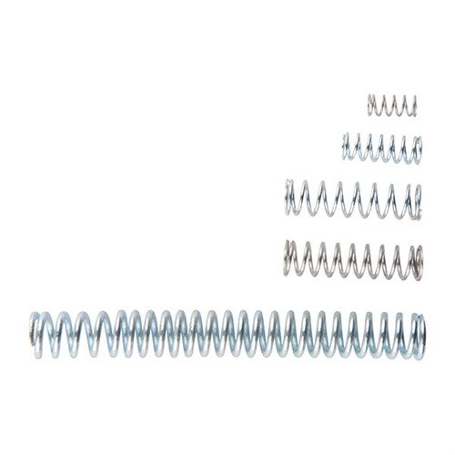 Rossi '92 Spring Kit offers adjustable main spring tension, dual ejector spring strengths, corrosion resistance, and easy installation with color-coded parts.