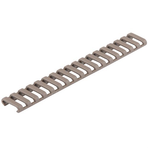 Zvyšte grip a ochranu railu s flexibilním 7" Magpul Picatinny Ladder Rail Panelem, který chrání před nečistotami a ostrými hranami.
