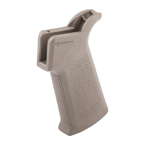 MOE SL Grip for AR-15/M4 offers a vertical grip angle, aggressive texture for control, and a slimline feel, enhancing ergonomics and comfort in shooting.