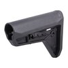 AR-15 MOE-SL Stock offers a slim design, adjustable LOP, anti-rattle fit, and non-slip butt-pad for comfort and stability, optimized for body armor use.