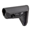 AR-15 MOE-SL Stock offers a slim design, easy adjustments, anti-rattle fit, and non-slip pad for comfort and stability, optimized for body armor use.