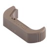 Vickers Glock Extended Magazine Release offers quick mag changes with easy thumb access, enhancing speed and efficiency without hand repositioning.