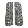 Rugged G10 grips with CNC machined texturing offer superior grip, moisture resistance, and durability, perfect for competition and tactical use.