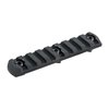 MAGPUL AR-15 M-LOK rail sections allow easy attachment of Picatinny accessories, made from durable aluminum or polymer, featuring beveled ends to reduce snagging.