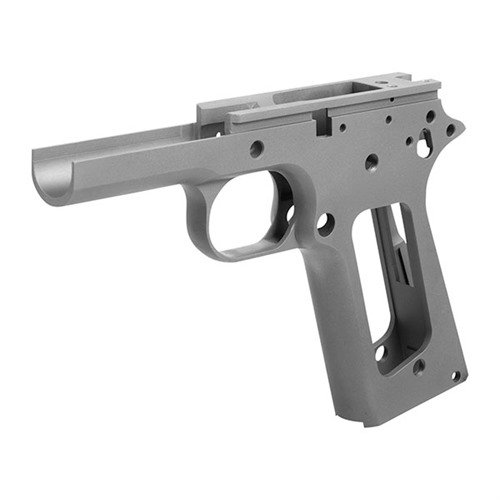 Modern reproduction of the classic 1911 frame, crafted from 4140 carbon steel for durability, ensuring close adherence to original specifications.