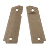 MOE 1911 Grip Panels feature reinforced polymer, a diamond-shaped cross-section for grip stability, aggressive texture, and compatibility with ambidextrous safeties.