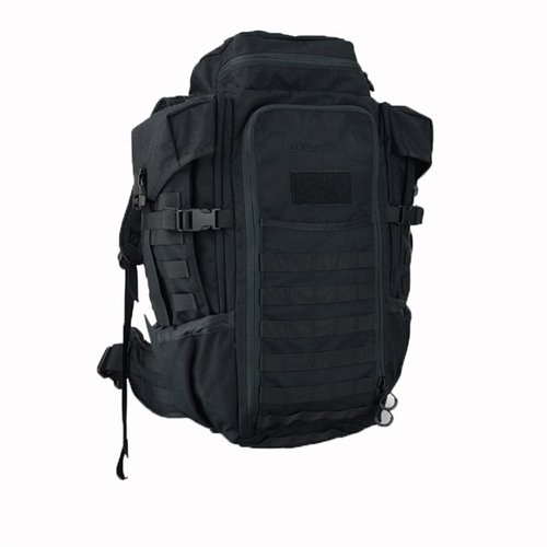 Eberlestock Halftrack Pack offers 2,150 cubic inches of storage, comfort padding, water storage, and MOLLE webbing for versatile outdoor gear organization.