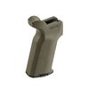 MOE-K2+ grip features reinforced polymer, rubber over molding for control, a steeper angle for PDW use, and optional storage cores for gear.