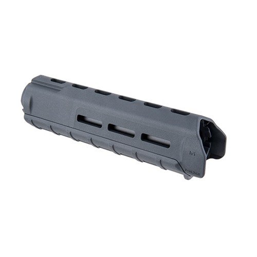 Magpul MOE M-LOK Hand Guards offer a lightweight, durable design for mid-length AR-15/M16s, featuring M-LOK slots for versatile accessory attachment.