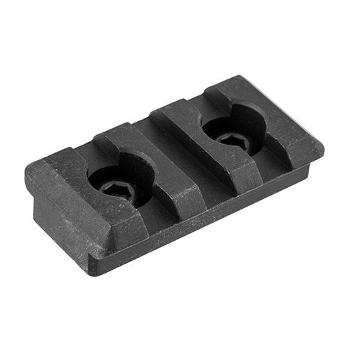 M-LOK compatible 3 slot Picatinny rail by Midwest Industries offers durable 6061 aluminum construction, hard coat anodized finish, and includes all mounting hardware.