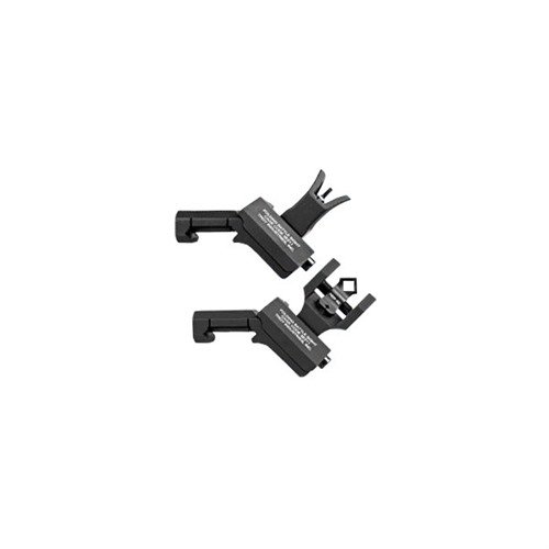 TROY 45 Degree Folding BattleSights offer durability, easy installation, and ambidextrous design, ensuring accuracy and reliability for tactical users.