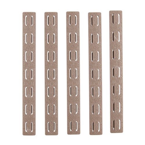 AR-15 KEYMOD Rail Panel Kit offers non-slip, ventilated, and customizable panels for enhanced grip and comfort on all KeyMod surfaces. Made in the U.S.A.