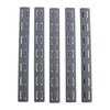 AR-15 KEYMOD Rail Panel Kit offers a non-slip, ventilated surface, fits all KeyMod slots, and is customizable in length for a perfect fit.