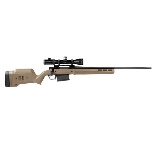 Magpul Hunter 700 LA stock offers adjustable Length of Pull and Comb Height, M-LOK compatibility, and a durable drop-in design for Remington 700 Long Actions.