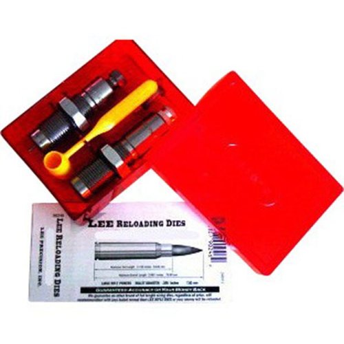 Lee Collet 2-Die Neck Sizer Set offers unmatched accuracy with no lube needed, extending case life and ensuring a perfect fit for precise reloading.