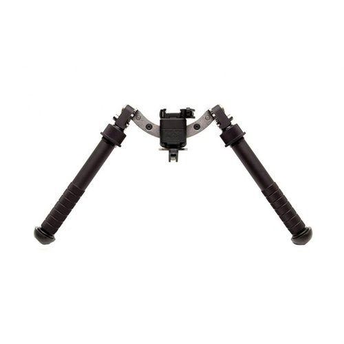 5-H Atlas Bipod offers adjustable height (5-10.2"), 30° pan/cant, 5 leg positions, and durable 6061-T6 aluminum construction, perfect for stability and precision.