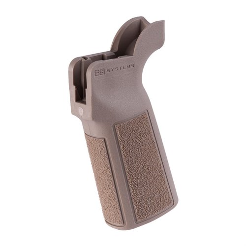 Upgrade your AR15 with the B5 SYSTEMS Type 23 P-Grip for enhanced ergonomics, improved trigger index, and durable composite construction.